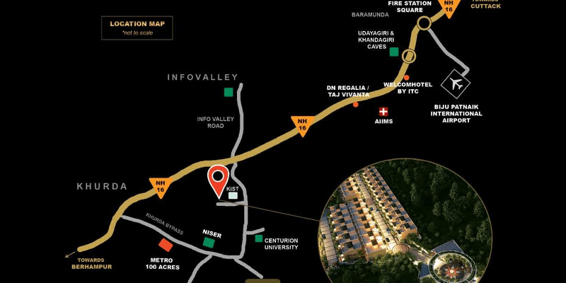 METRO KINGS COURT Location Map